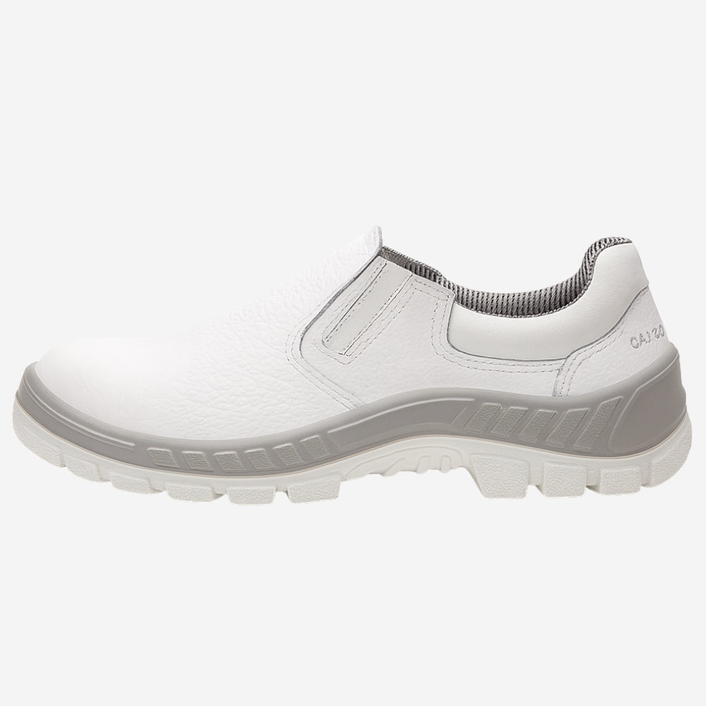 Tênis de Segurança Elástico Bico PVC Couro Branco Marluvas 50T19 BP CA 44350