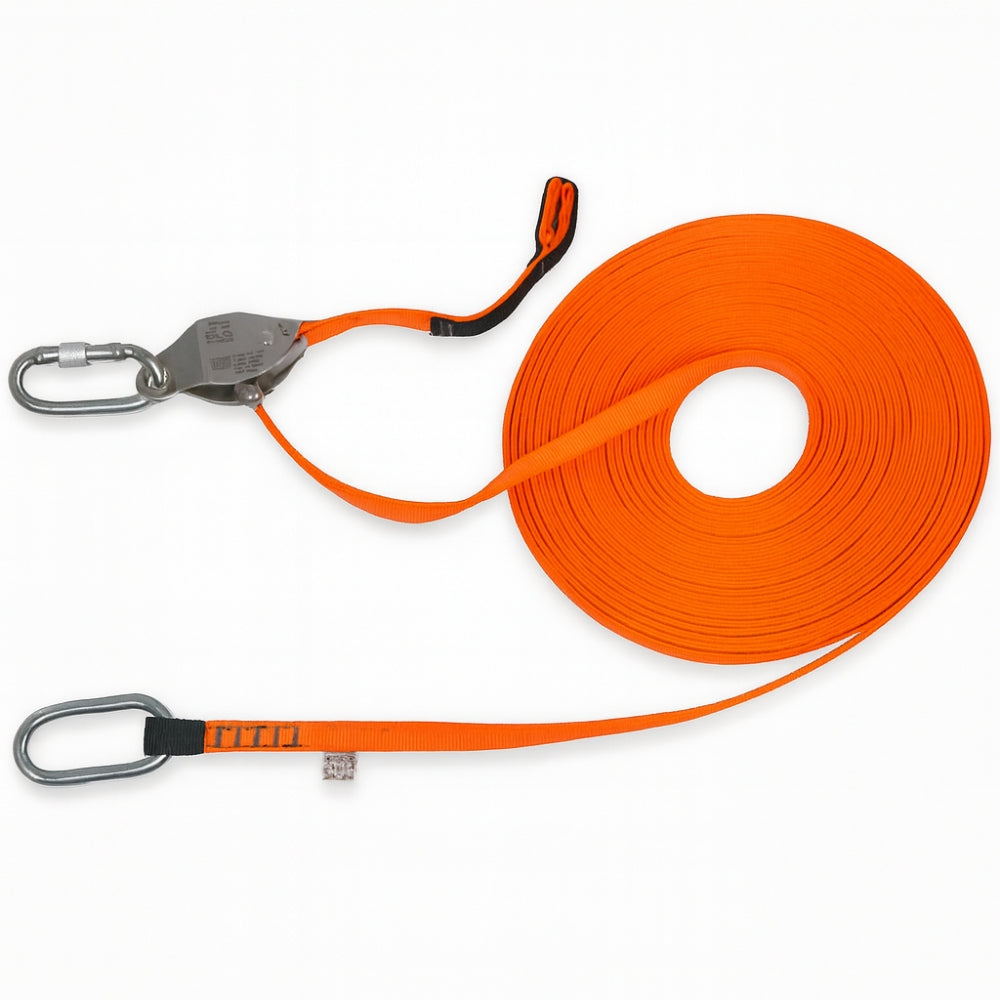 Linha de Vida Temporária Em Fita Tubular de Poliéster 10m 20 kN Ultra Safe Giroline USLV00900100