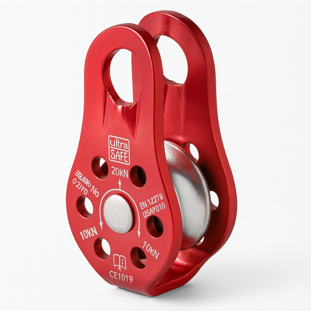 Polia Simples De Alumínio Para Corda 20 kN Ultra Safe Mini Fixa USPAP0102000