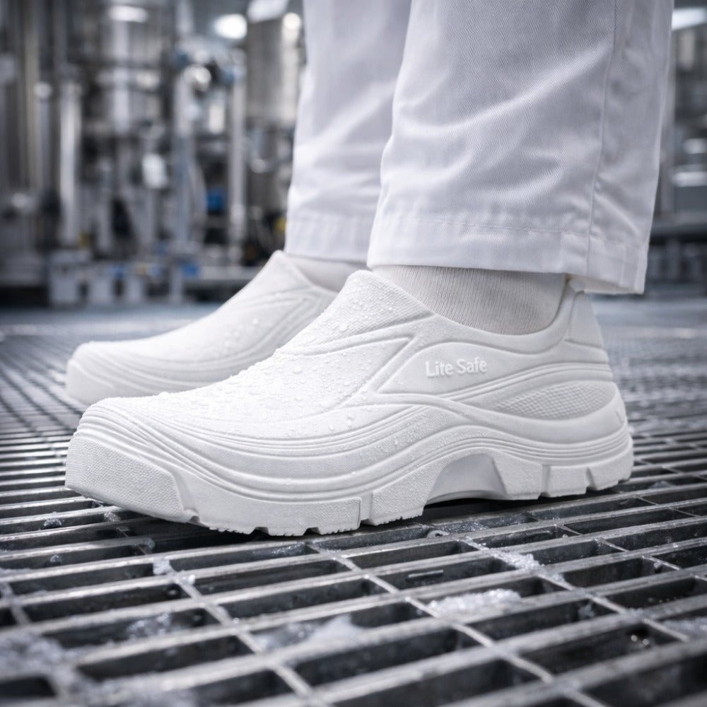 Sapato Full EVA Branco Uso Profissional Solado Antiderrapante Vulcabras BECC12 C.A 40580