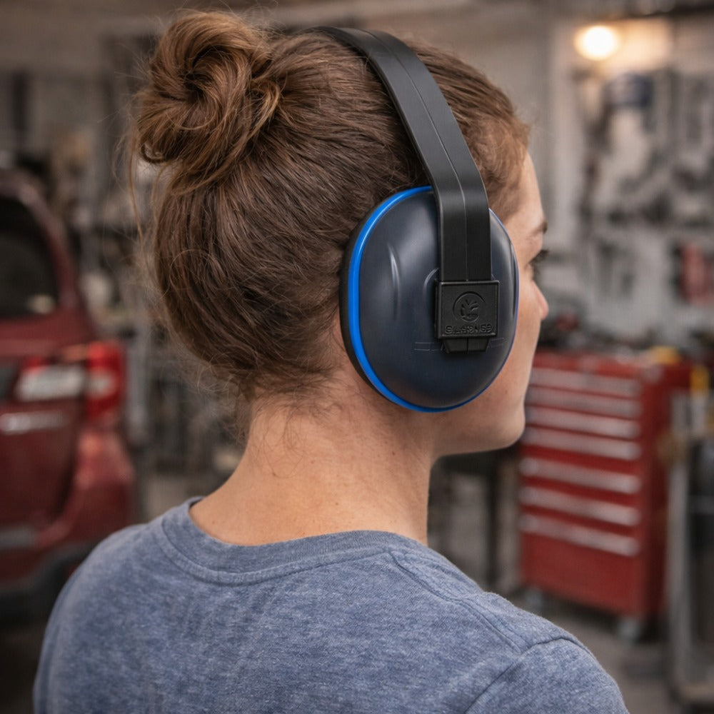 Abafador de Ruídos Tipo Concha 18 dB Azul Camper C-200 Soft Slim 800200 C.A 33135