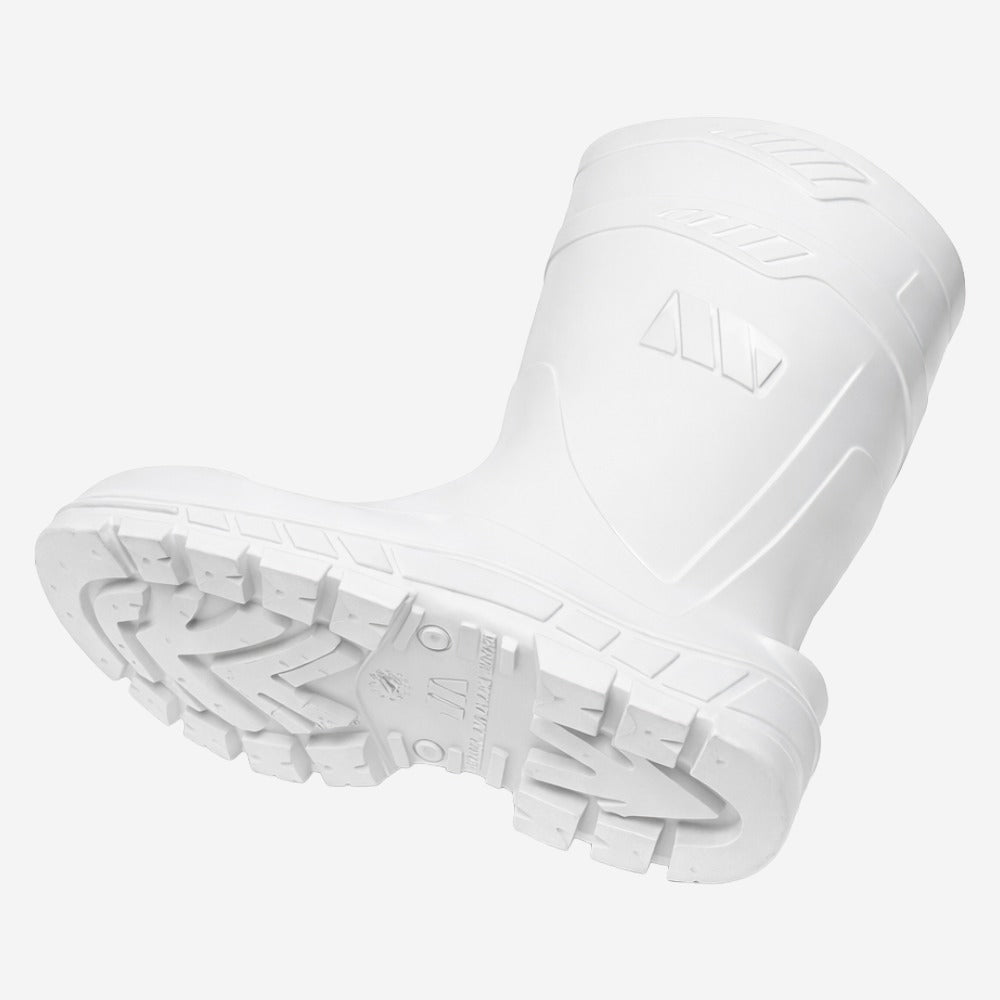 Bota de PVC Cano Longo 32cm Branca Com Forro Solado Antiderrapante Marluvas 100AWORKF CA BR C.A 40754