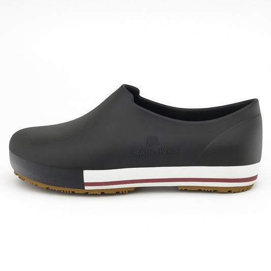 Sapato Flex Clean EVA Preto Uso Profissional Solado Antiderrapante Marluvas 103FCLEAN PR FV CA 48714