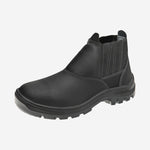 Botina de Segurança Elástico Bico PVC Couro Preto Marluvas 10VB48 BP C.A 43377