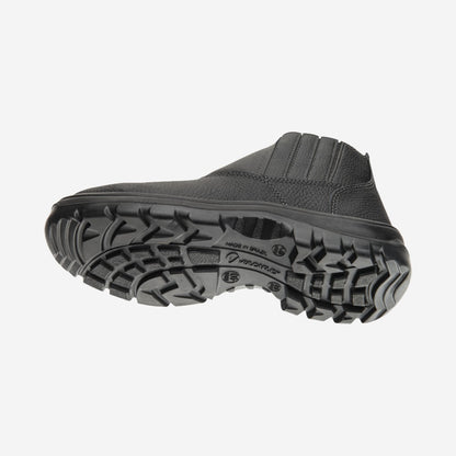 Botina de Segurança Elástico Bico PVC Couro Preto Marluvas 10VB48 BP C.A 43377