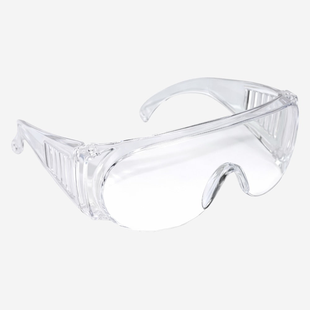 Óculos de Segurança Incolor Frontal e Lateral Lente em Policarbonato Antirrisco Volk Vvision 300 24.24.294.11 C.A 42718