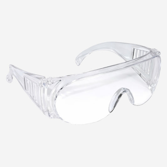 Óculos de Segurança Incolor Frontal e Lateral Lente em Policarbonato Antirrisco Volk Vvision 300 24.24.294.11 C.A 42718