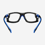 Kit Óculos de Segurança Azul Com Espuma e Elástico Antirrisco Antiembaçante 3M Solus 1000 HB004824221 C.A 39190