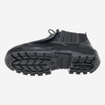 Botina de Segurança Elástico Bico Composite Metatarso Palmilha Antiperfuro Couro Preto Marluvas 50B19 MEX CPAP C.A 46301