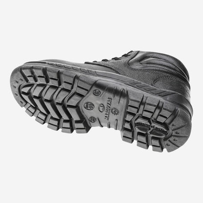 Botina de Segurança Cadarço Bico PVC Couro Preto Marluvas 50B22 BP C.A 46492