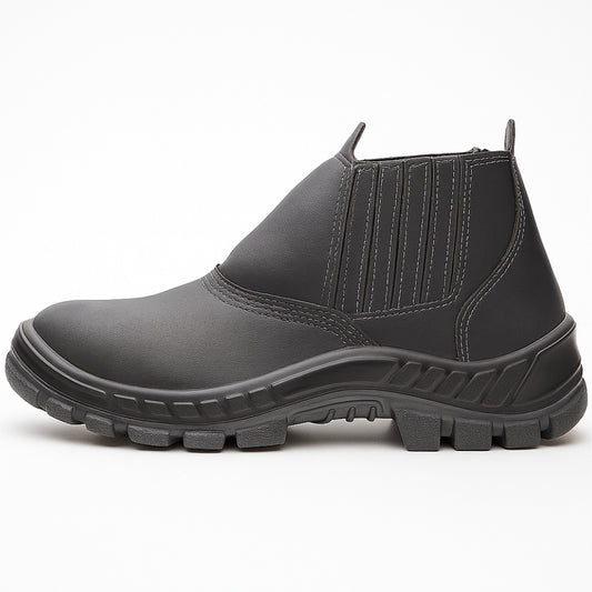 Botina de Segurança Elástico Bico PVC Microfibra Preta Marluvas 70B19 BP CA 34500