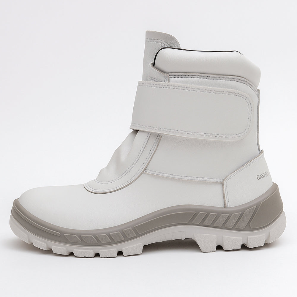 Coturno Frigorífico Velcro Bico PVC Microfibra Hidrofugada Branca Forro em Lã Marluvas 70C32 FRI BP CA 32206