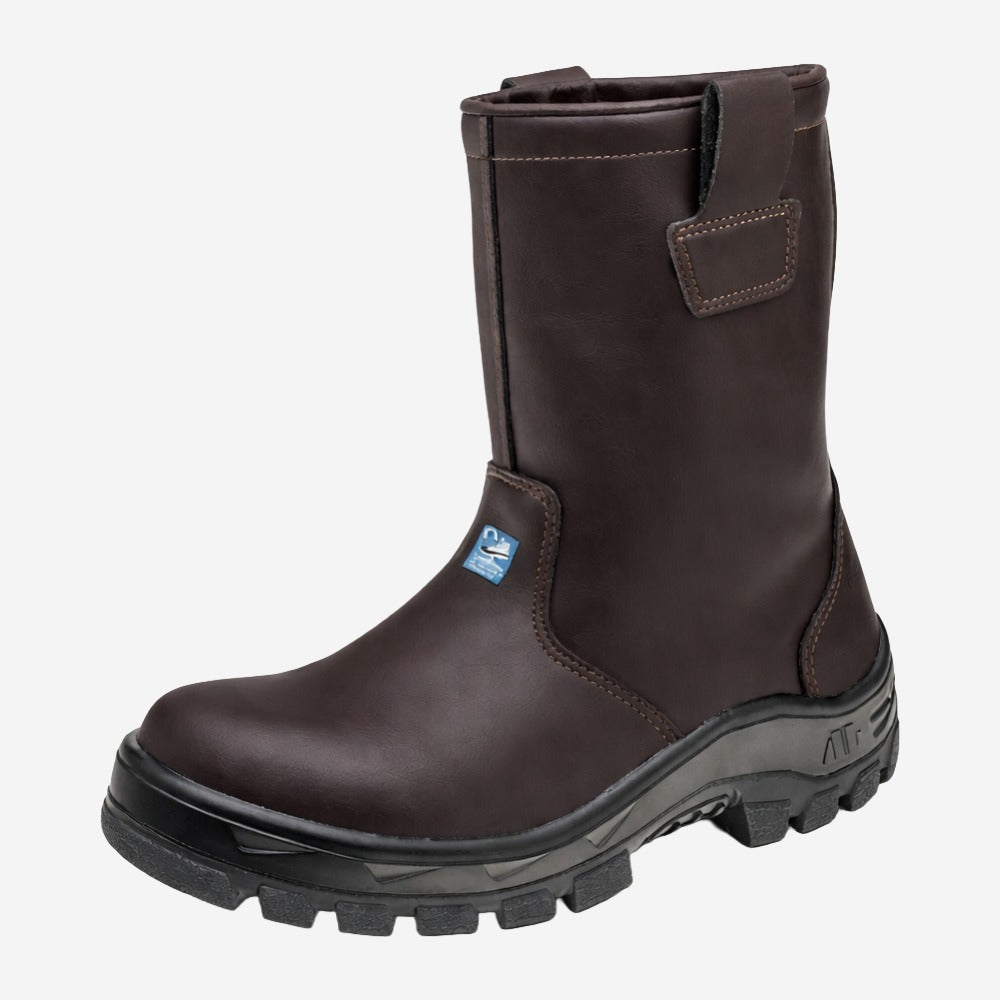 Coturno Petroleiro Com Alça Bico Composite Palmilha Antiperfuro Microfibra Marrom Marluvas 70C32 PET CPAP C.A 35719