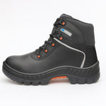 Botina de Segurança Eletricista Cadarço Bico PVC Microfibra Preta Marluvas Premier 75BPR29 CLI MP E BP CA 42.896