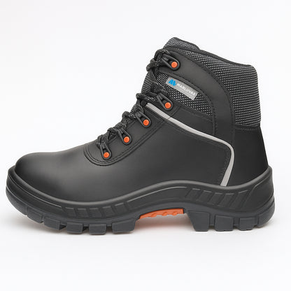 Botina de Segurança Eletricista Cadarço Bico PVC Microfibra Preta Marluvas Premier 75BPR29 CLI MP E BP CA 42.896