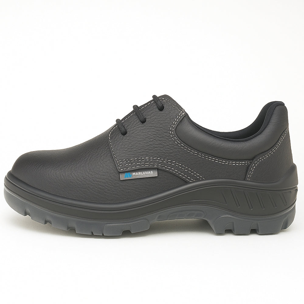 Sapato de Segurança Cadarço Bico PVC Couro Marluvas 95S29 BP CA 41424