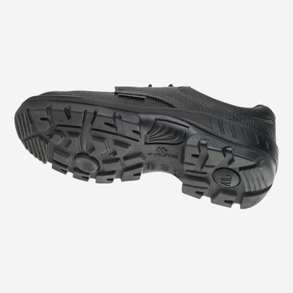 Sapato de Segurança Cadarço Bico PVC Couro Preto Marluvas 95S29 BP C.A 41424