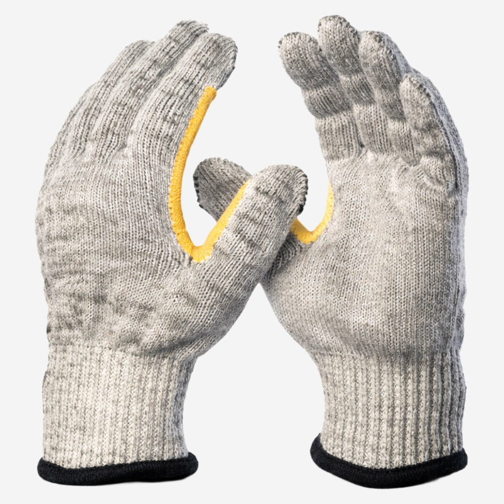 Luva de Proteção Anticorte Altas Temperaturas Até 100º C Polietileno e Fio de Aço Cinza Danny Açoflex SF DA-12.510 C.A 43896
