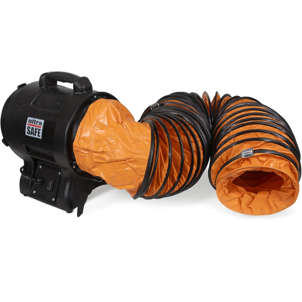 Insuflador e Exaustor Industrial Portátil Para Espaço Confinado Com Duto de 10m Ultra Safe ARIA-20 USR009039