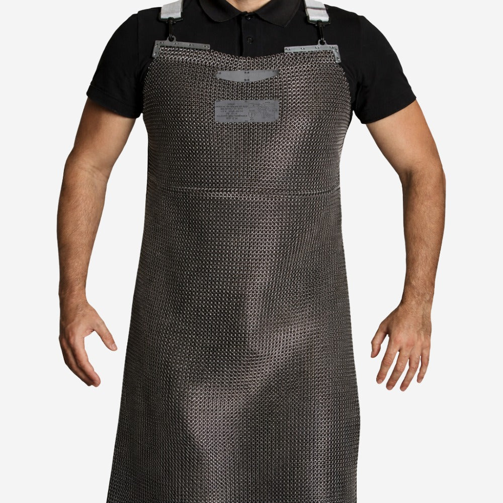 Avental de Proteção em Malha de Aço 100x55cm Ajustável Para Açougueiros Leal C.A 30465