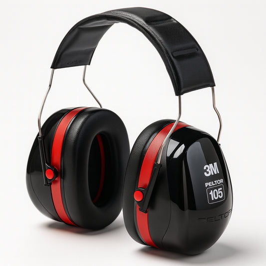 Abafador de Ruídos Tipo Concha 26 dB Preto e Vermelho 3M Peltor H10A CA 12188 HB004060610