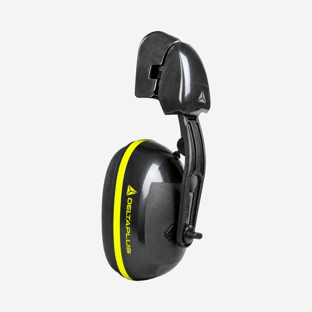 Abafador de Ruídos Acoplável ao Capacete SNR 26 dB em ABS para Construção Mineração e Indústria Delta Plus INTERLAGOS LIGHT HE CA 47827