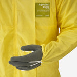 Macacão de Segurança Produtos Químicos Polietileno Amarelo Ansell AlphaTec 2300 PLUS Modelo 132 C.A 39705