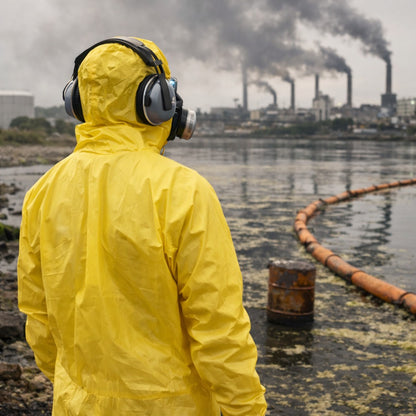 Macacão de Segurança Produtos Químicos Polietileno Amarelo Ansell AlphaTec 2300 PLUS Modelo 132 C.A 39705