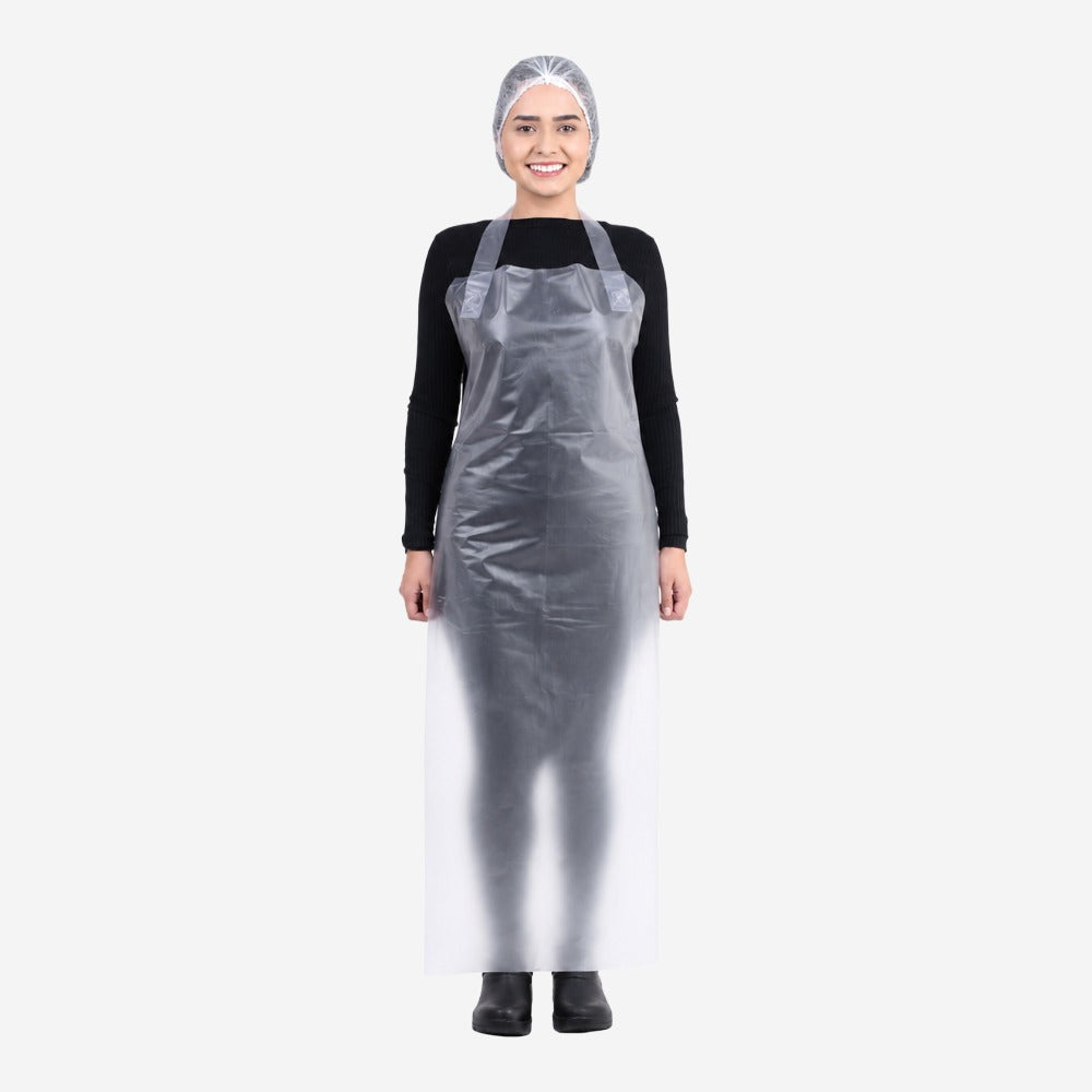 Avental Impermeável de PVC Transparente com Cordão de Fitilho Prevemax RAVE00004 CA 44668