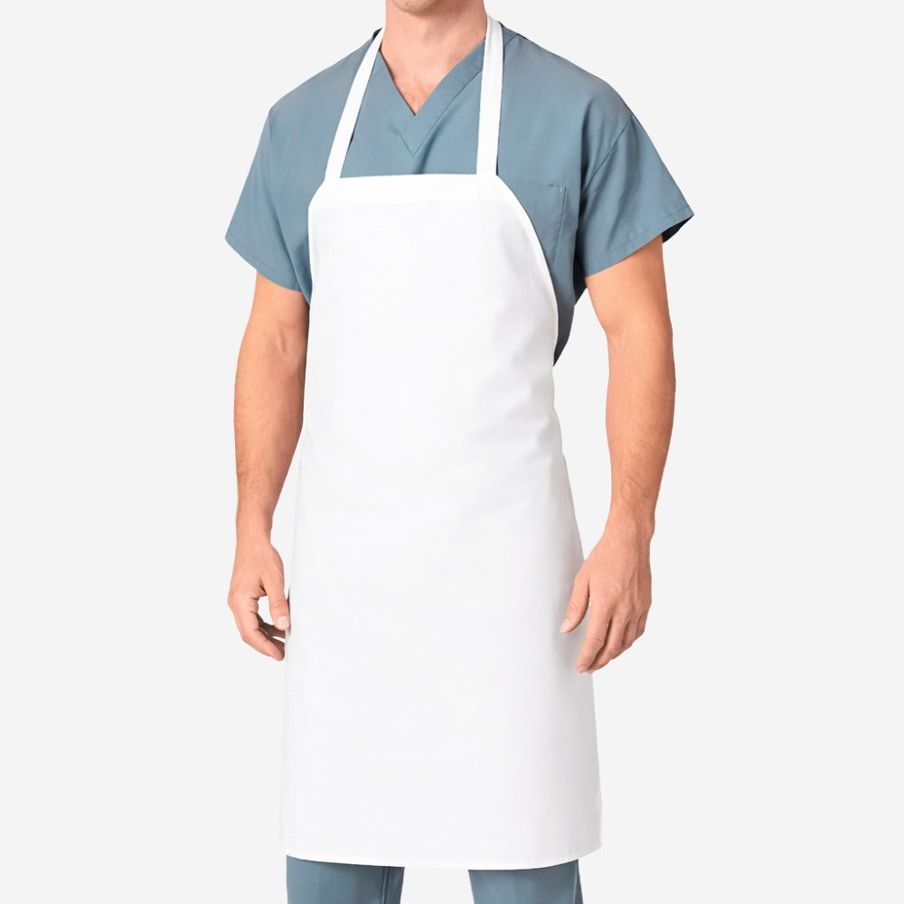 Avental de PVC Branco Com Fivelas de Engate 1,20x0,65 Forrado Maicol C.A 37729