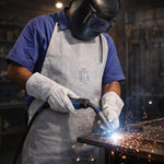 Avental de Raspa Para Soldador Sem Manga Com Emenda 100x60cm Fena Luvas AV-10060CE CA 10971