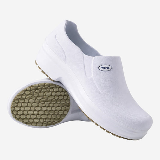 Sapato de EVA Branco Uso Profissional Antimicrobiano Solado Antiderrapante Soft Works BB65 C.A 31898