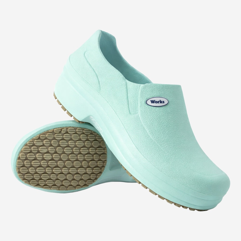 Sapato de EVA Verde Uso Profissional Antimicrobiano Solado Antiderrapante Soft Works BB65 C.A 31898