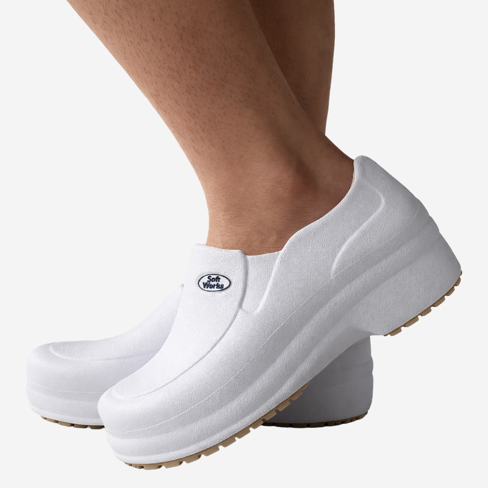 Sapato de EVA Branco Uso Profissional Antimicrobiano Solado Antiderrapante Soft Works BB65 C.A 31898