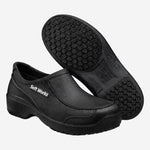 Sapato de EVA Preto Bico Composite Uso Profissional Solado Antiderrapante Soft Works BB66 C.A 41554