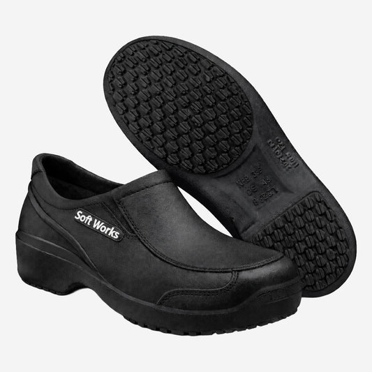 Sapato de EVA Preto Bico Composite Uso Profissional Solado Antiderrapante Soft Works BB66 C.A 41554