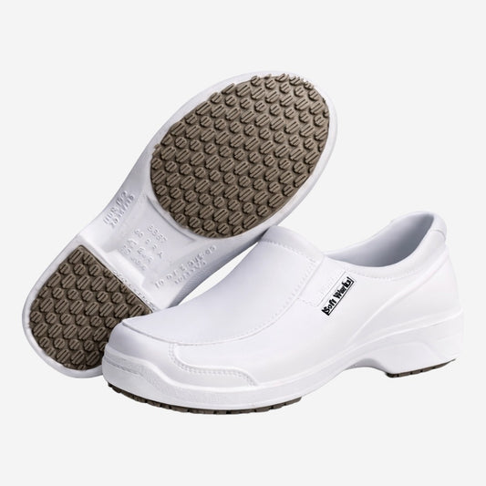 Sapato Social de EVA Branco Uso Profissional Antimicrobiano Solado Antiderrapante Soft Works BB67 C.A 42508