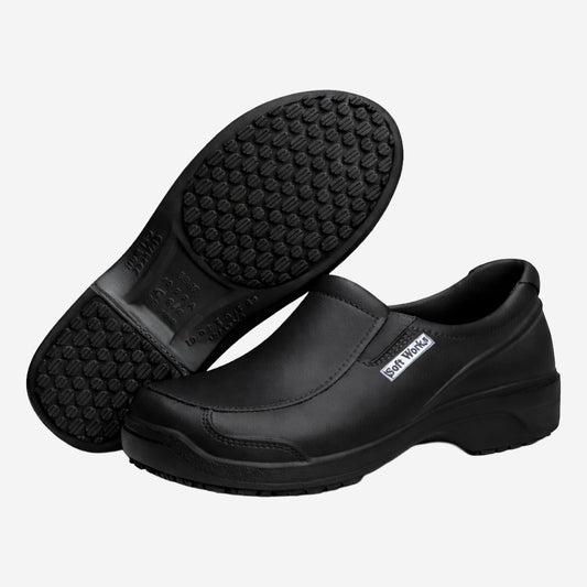 Sapato Social de EVA Preto Uso Profissional Antimicrobiano Solado Antiderrapante Soft Works BB67 C.A 42508
