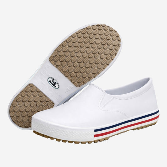 Tênis Iate de EVA Branco Uso Profissional Antimicrobiano Solado Antiderrapante Soft Works BB80 C.A 37212