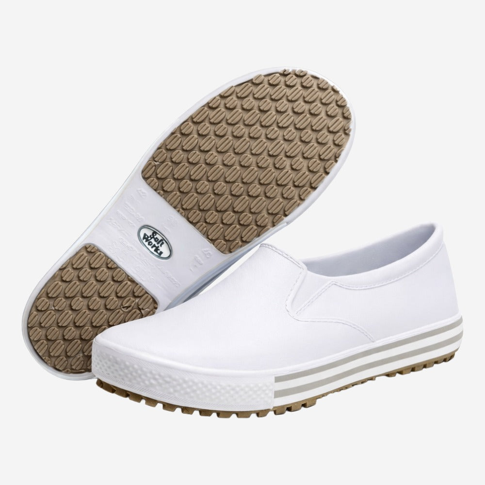 Tênis Iate de EVA Branco Uso Profissional Antimicrobiano Solado Antiderrapante Soft Works BB80 C.A 37212
