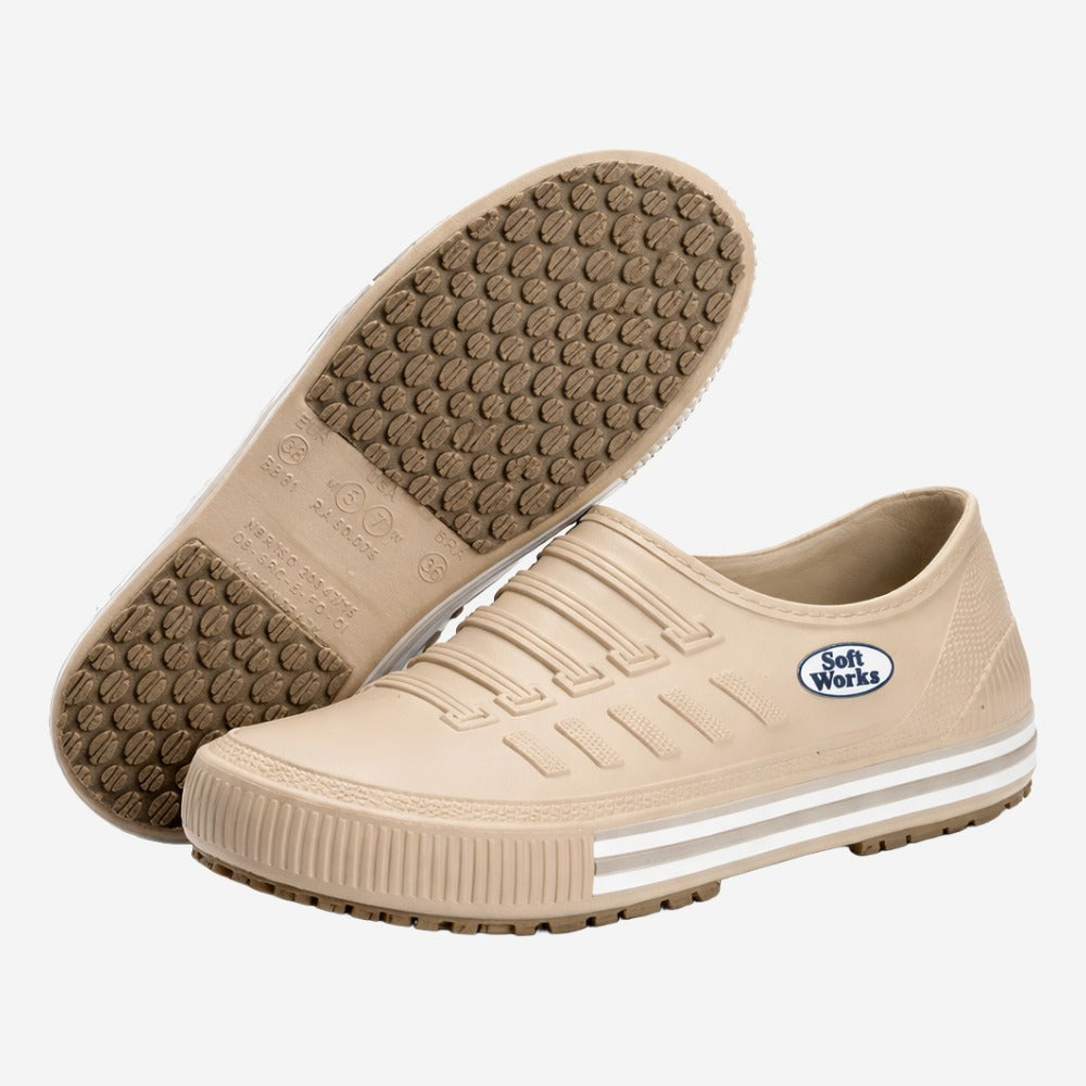 Sapatênis de EVA Bege Uso Profissional Antimicrobiano Solado Antiderrapante Soft Works BB81 C.A 43860