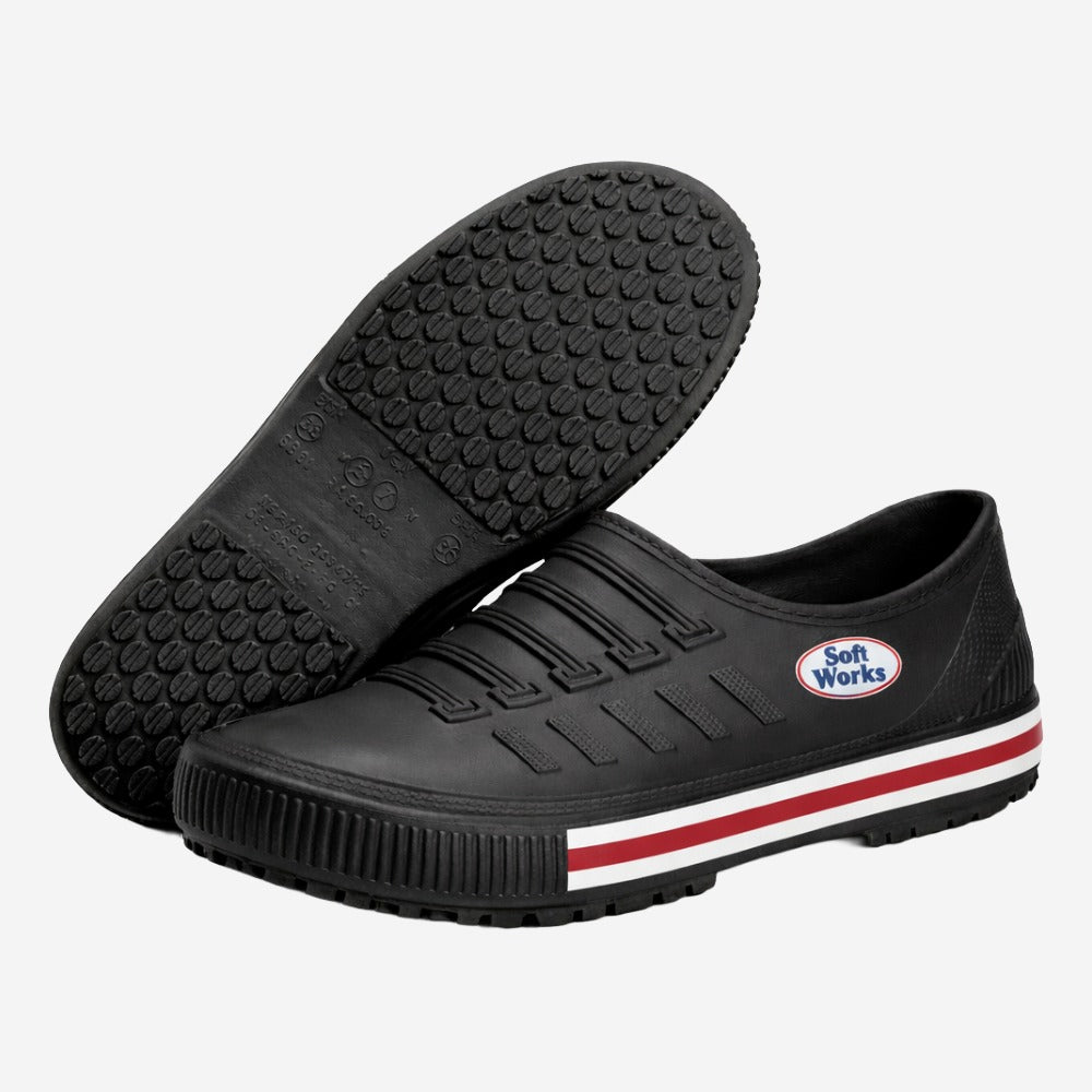 Sapatênis de EVA Preto Uso Profissional Antimicrobiano Solado Antiderrapante Soft Works BB81 CA 43860