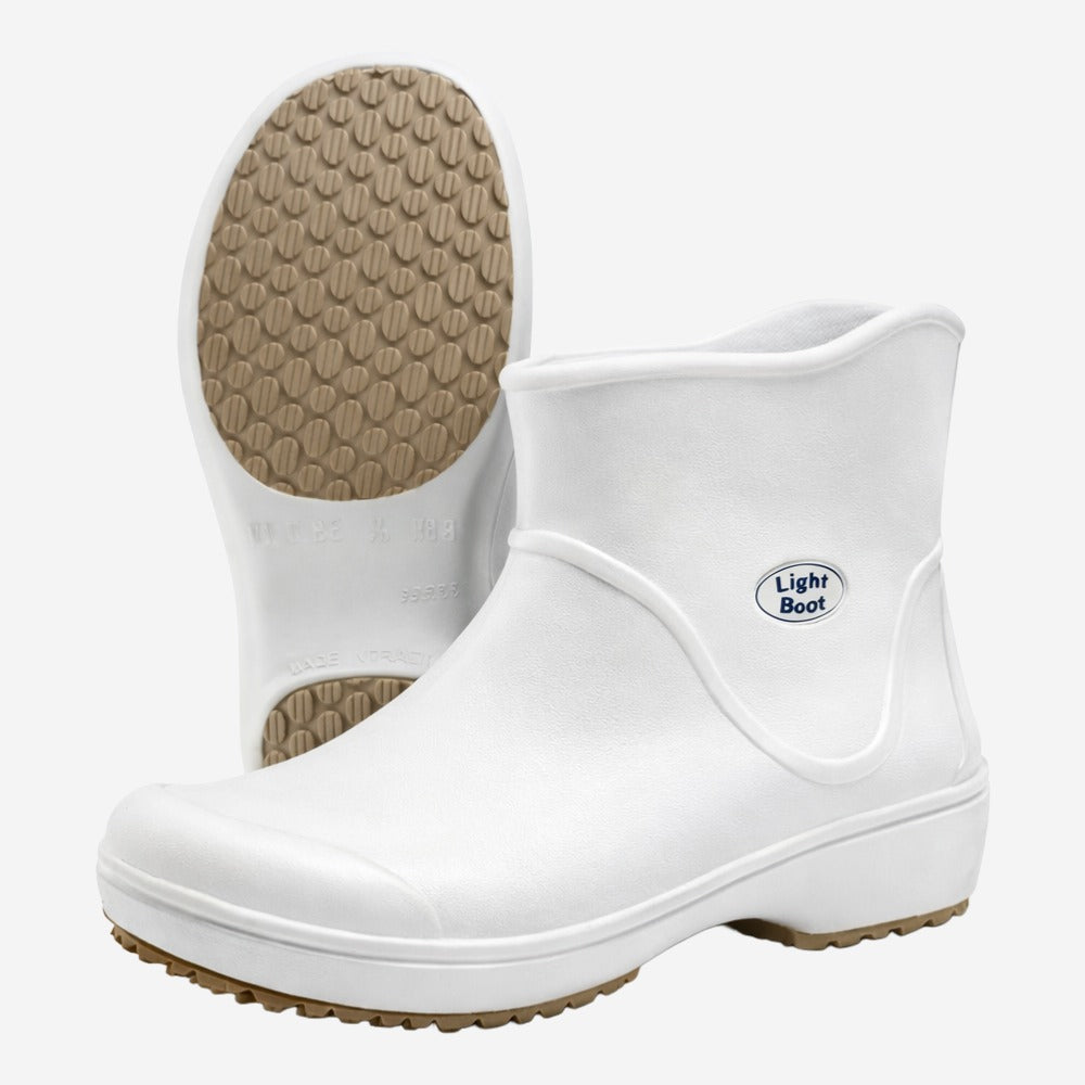Bota de EVA Cano Curto 15cm Branca Solado Antiderrapante Eletricista Térmica Soft Works BB87 C.A 37390