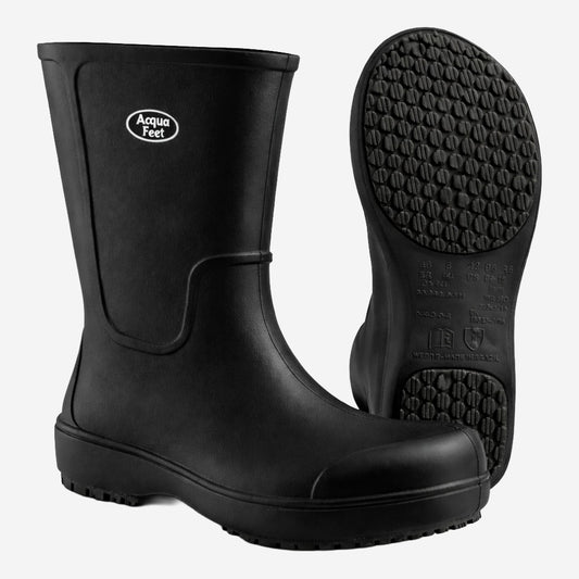 Bota de EVA Bico Composite Cano Longo 28,2cm Preta Solado Antiderrapante Eletricista Térmica Soft Works BB86 CA 39347