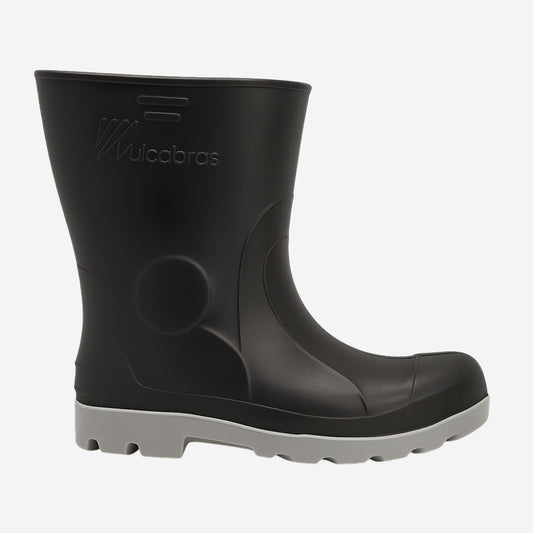 Bota de PVC Overtech Cano Curto 23cm Preta Solado PU Antiderrapante Vulcabras BEPCC22 CA 16065