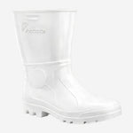Bota de PVC Cano Curto 24,8cm Branca Com Forro Solado Antiderrapante Vulcabras BPCC12 C.A 36939