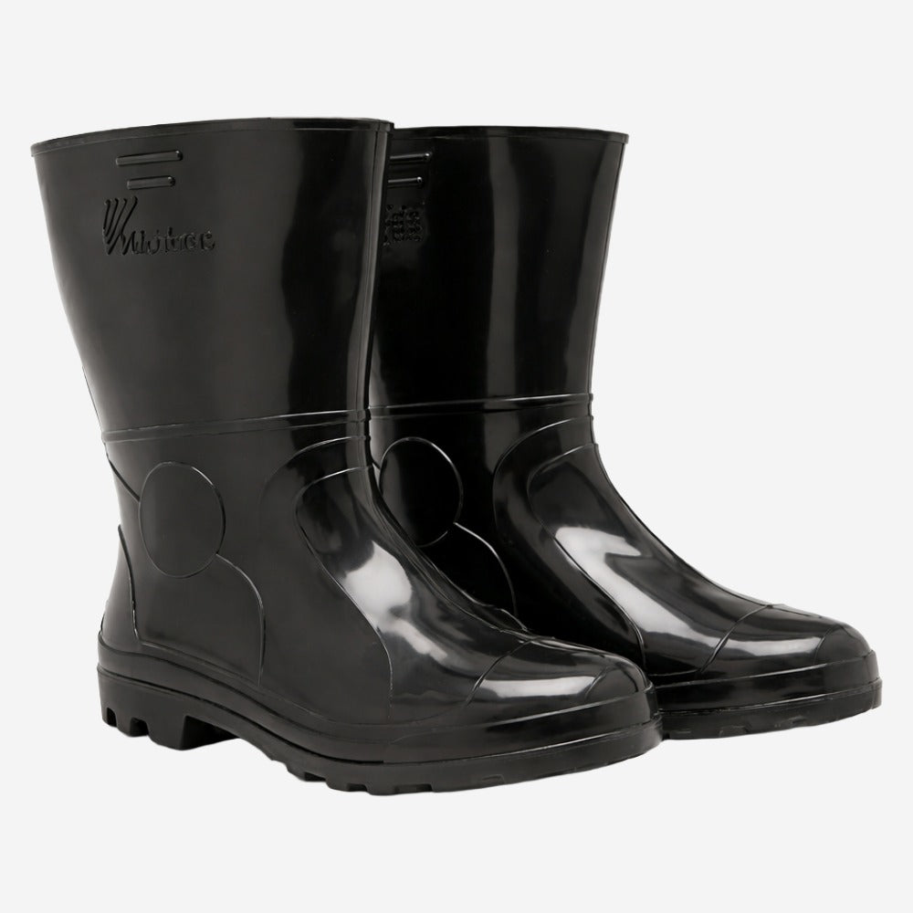 Bota de PVC Cano Curto 24,8cm Preta Com Forro Solado Antiderrapante Vulcabras BPCC22 CA 36939