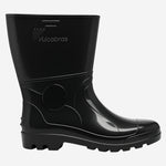 Bota de PVC Cano Curto 24,8cm Preta Com Forro Solado Antiderrapante Vulcabras BPCC22 CA 36939