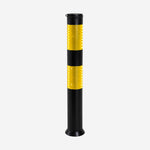 Balizador Flexível Alta Performance 77,5cm Preto com 2 Faixas Refletivas para Rodovias KTELI