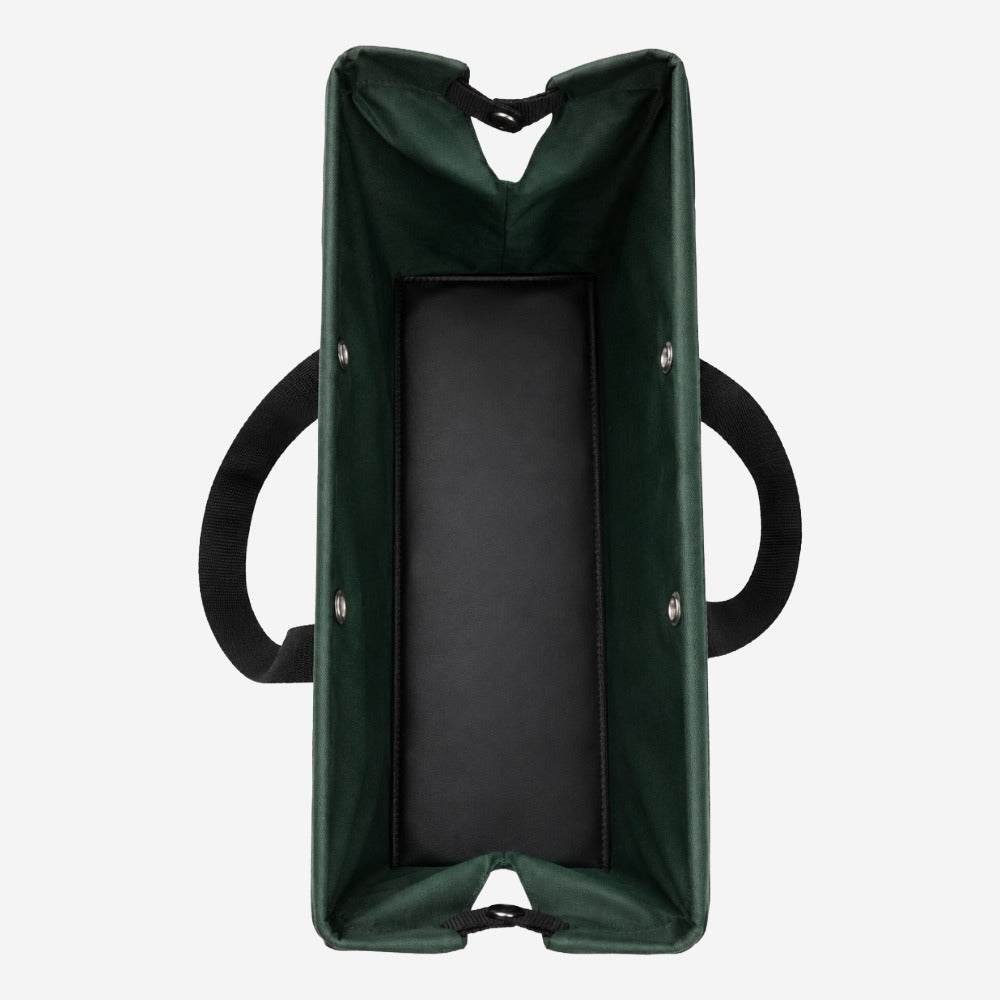 Bolsa de Lona Verde para Ferramentas e EPIs Telecom Eletricista Resistente 45x22x30cm 15kg Transporte Profissional